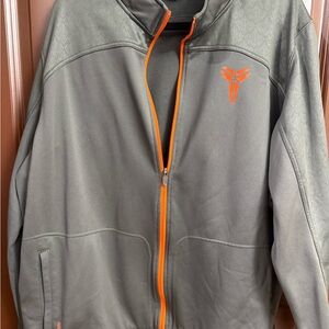 Kobe Nike Men's Performance Jacket in Gray and Orange